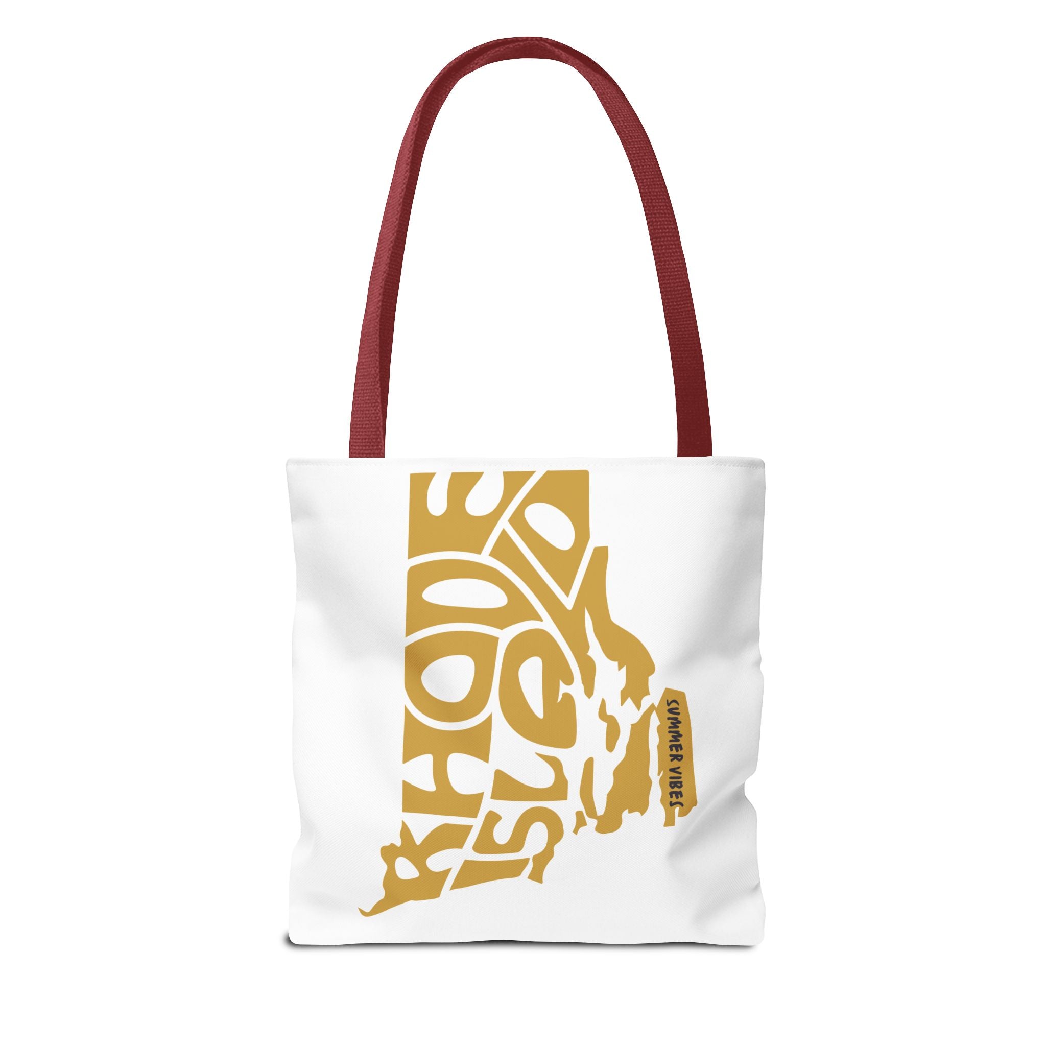 Tote Bag — Rhode Island, BIGGEST MOMENTS ARE MADE IN THE SMALLEST STATE